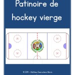 Patinoire de hockey vierge